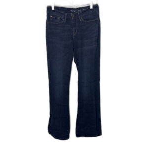 Levi’s Signature Modern Bootcut Jeans Women’s 6M 28x32 Dark Wash Stretch Denim